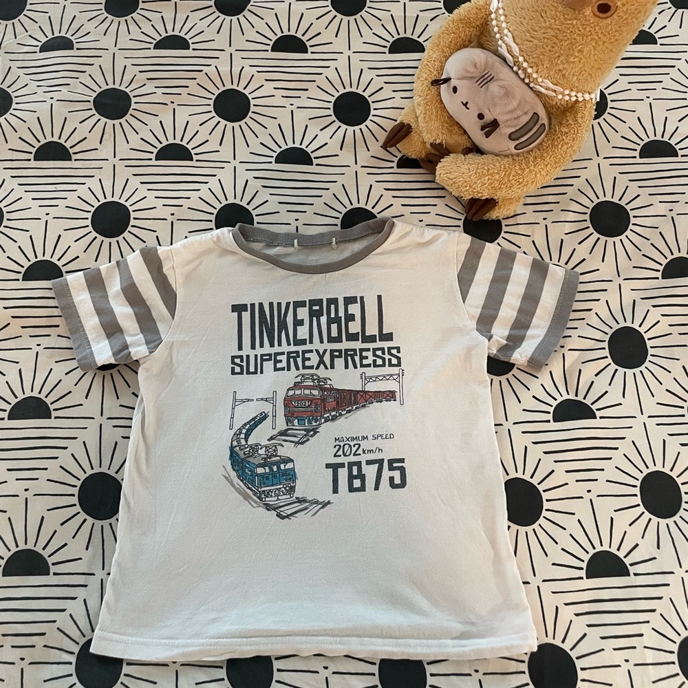Fun Boy’s Super Express Striped/GraphicT- Shirt (Sz 5-6)
